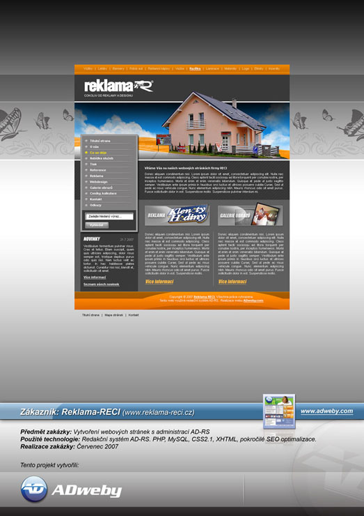 Reference Zuzana Cieslová - REKLAMA RECI