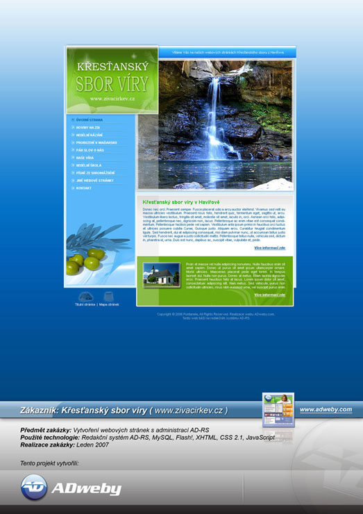 Reference KŘESŤANSKÝ SBOR VÍRY