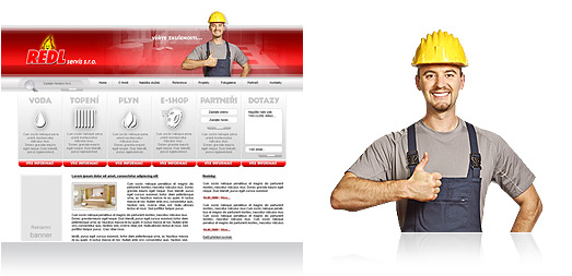 Reference REDL Servis s.r.o. - Redesign webu