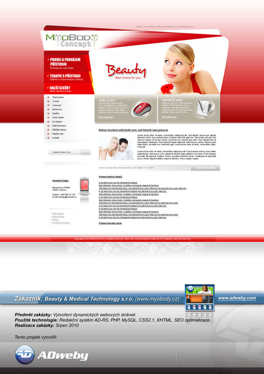 Reference Beauty & Medical Technology s.r.o. - MYOBODY